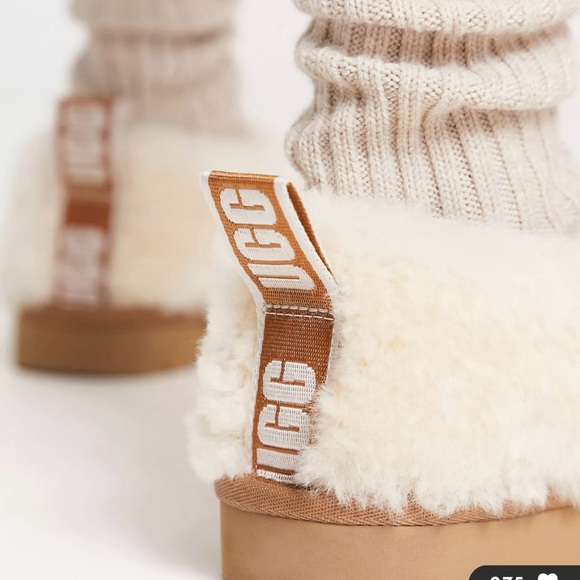 New without box Women Ugg Uggs shearling shoes booties Size 6 - Picture 7 of 11